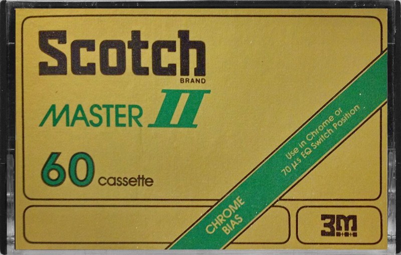 Compact Cassette Scotch Master II 60 Type II Chrome 1975 USA