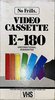 VHS, Video Home System No Frills 180 Type I Normal Australia, UK