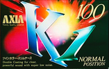 Compact Cassette AXIA K1 100 "K1B 100" Type I Normal 1995 Japan