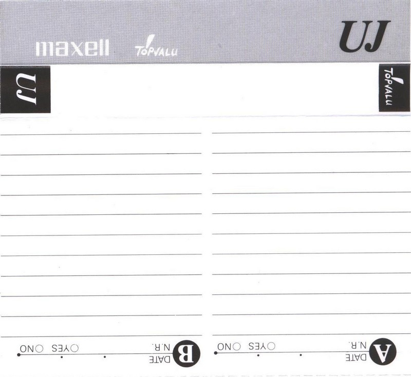 Compact Cassette: Maxell / Hitachi Maxell - UJ 90