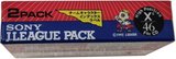 2 pack Sony XII 46 "2C-46X2JL" Type II Chrome 1992 Japan