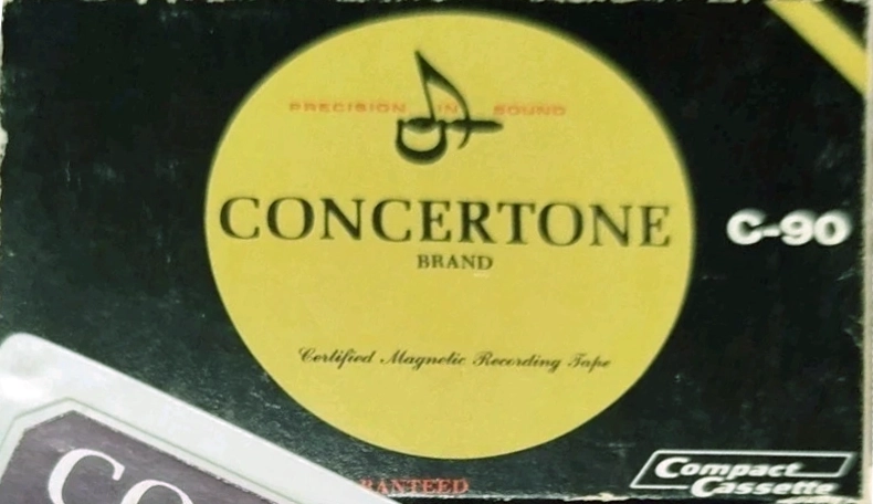 Compact Cassette Concertone 90 Type I Normal USA