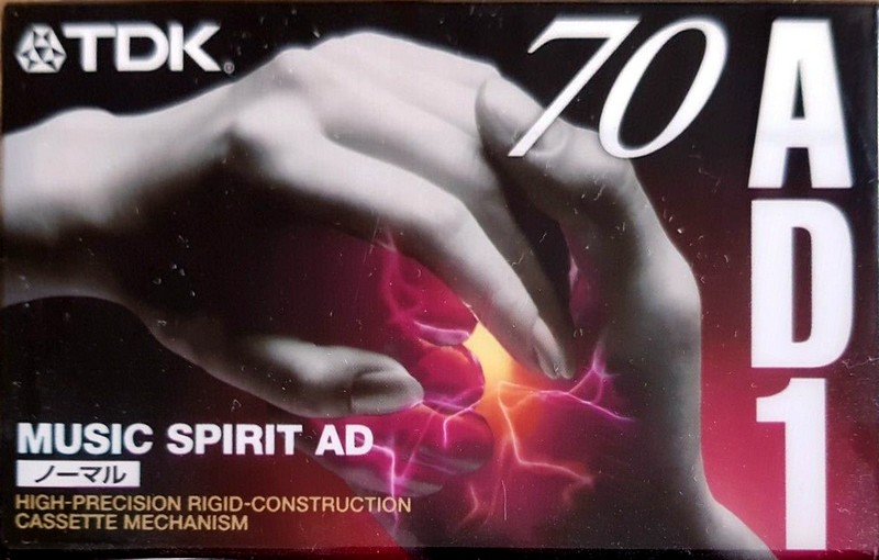 Compact Cassette TDK AD1 70 "AD1-70S" Type I Normal 1997 Japan