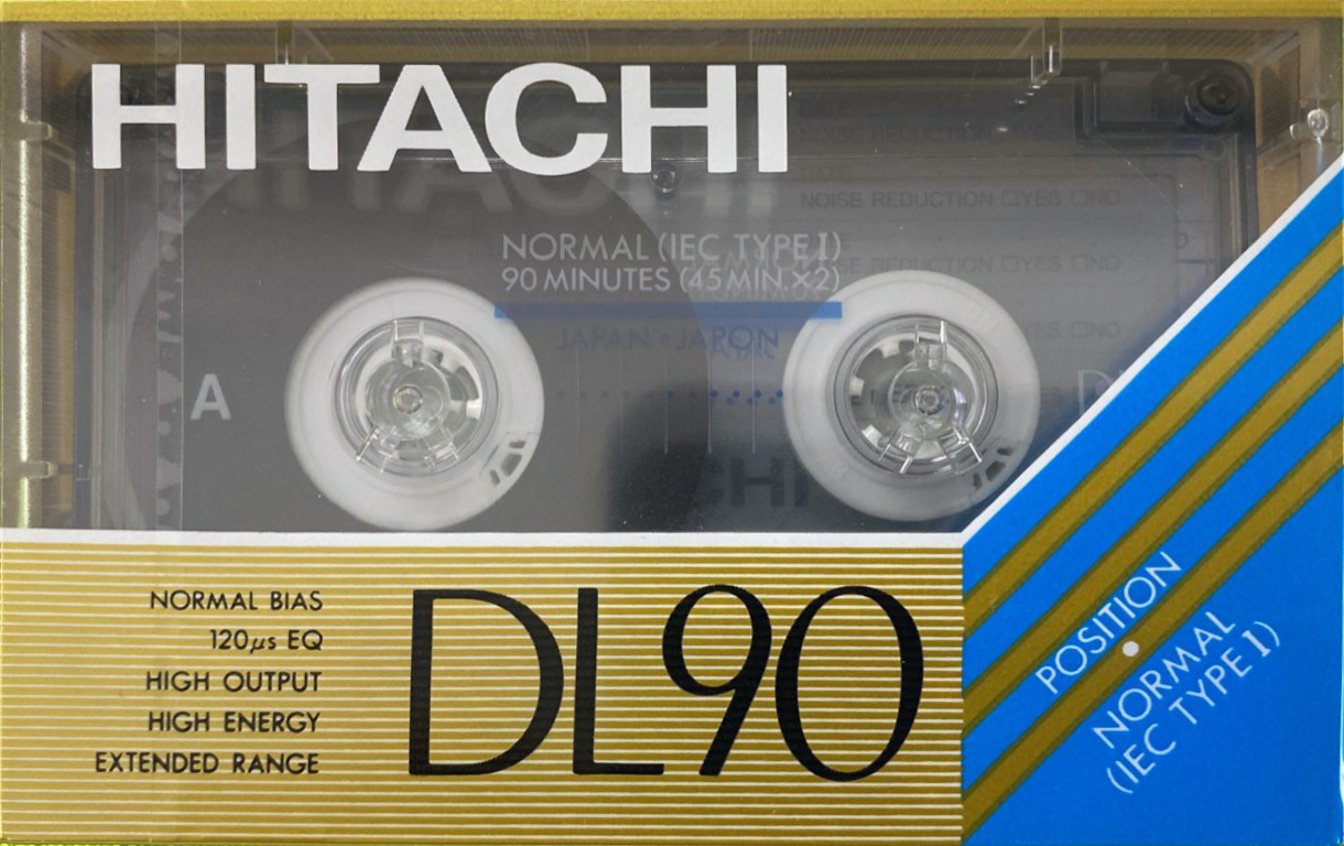 Compact Cassette Hitachi DL 90 Type I Normal 1992 Europe