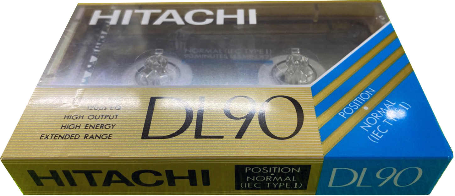 Compact Cassette Hitachi DL 90 Type I Normal 1992 Europe