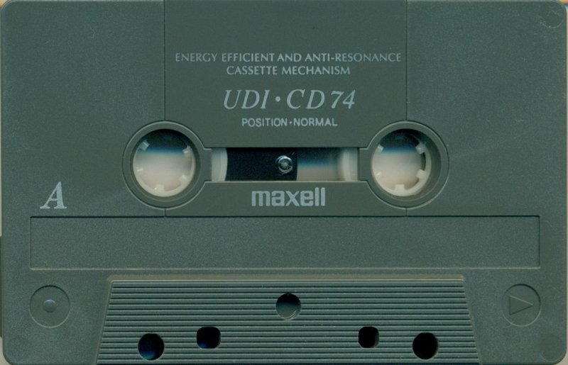 Compact Cassette Maxell UDI-CD 74 Type I Normal 1996 Europe