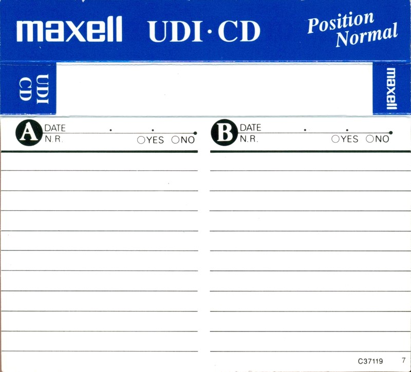 Compact Cassette: Maxell / Hitachi Maxell - UDI-CD 74