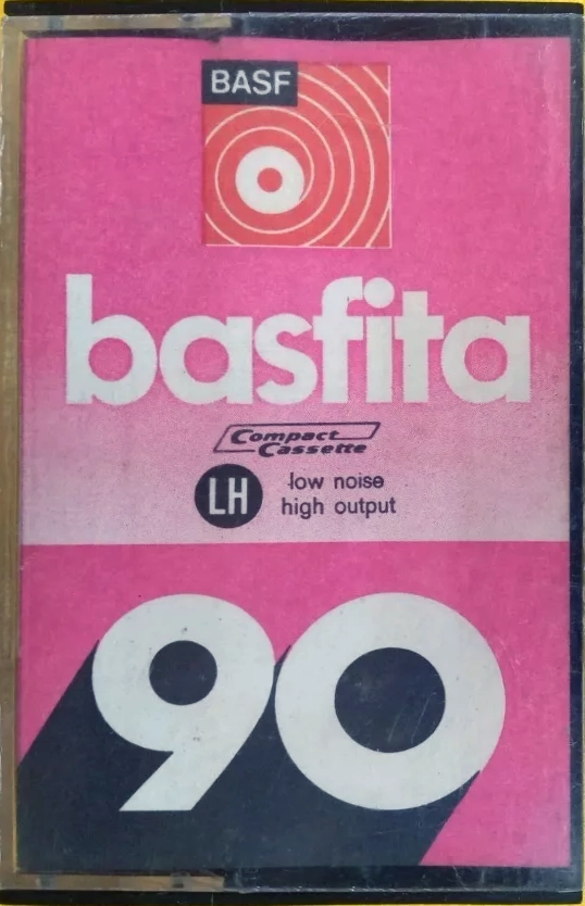 Compact Cassette BASF LH 90 "Basfita" Type I Normal 1973 Brazil