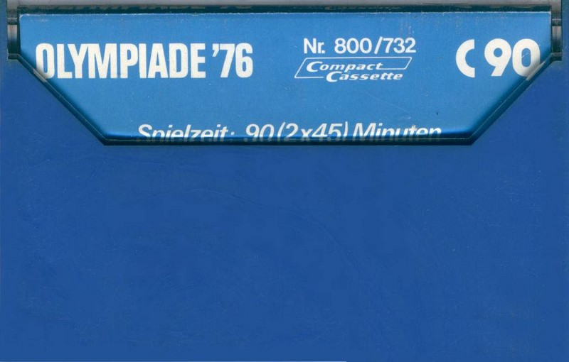 Compact Cassette Olympiade 76 90 Type I Normal 1976 Germany