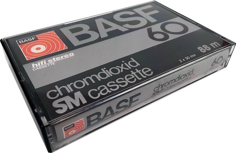 Compact Cassette BASF Chromdioxid 60 Type II Chrome 1978 Europe