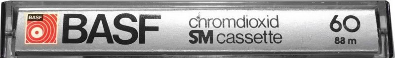 Compact Cassette BASF Chromdioxid 60 Type II Chrome 1978 Europe