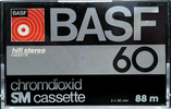 Compact Cassette BASF Chromdioxid 60 Type II Chrome 1978 Europe