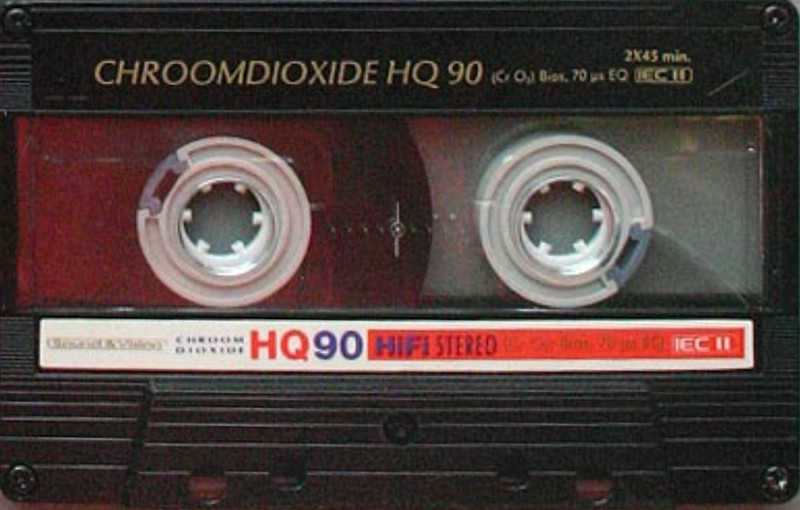Compact Cassette Sound and Vision HQ 90 Type II Chrome 1985 Netherlands