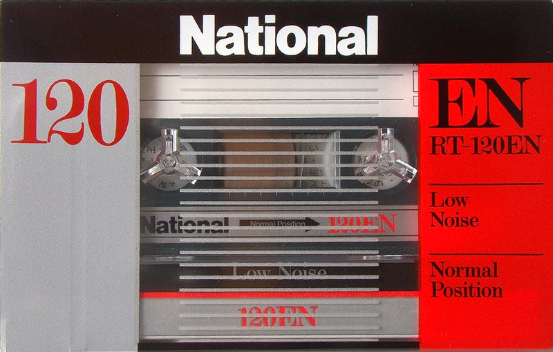 Compact Cassette National EN 120 "RT-120EN" Type I Normal 1982 Japan
