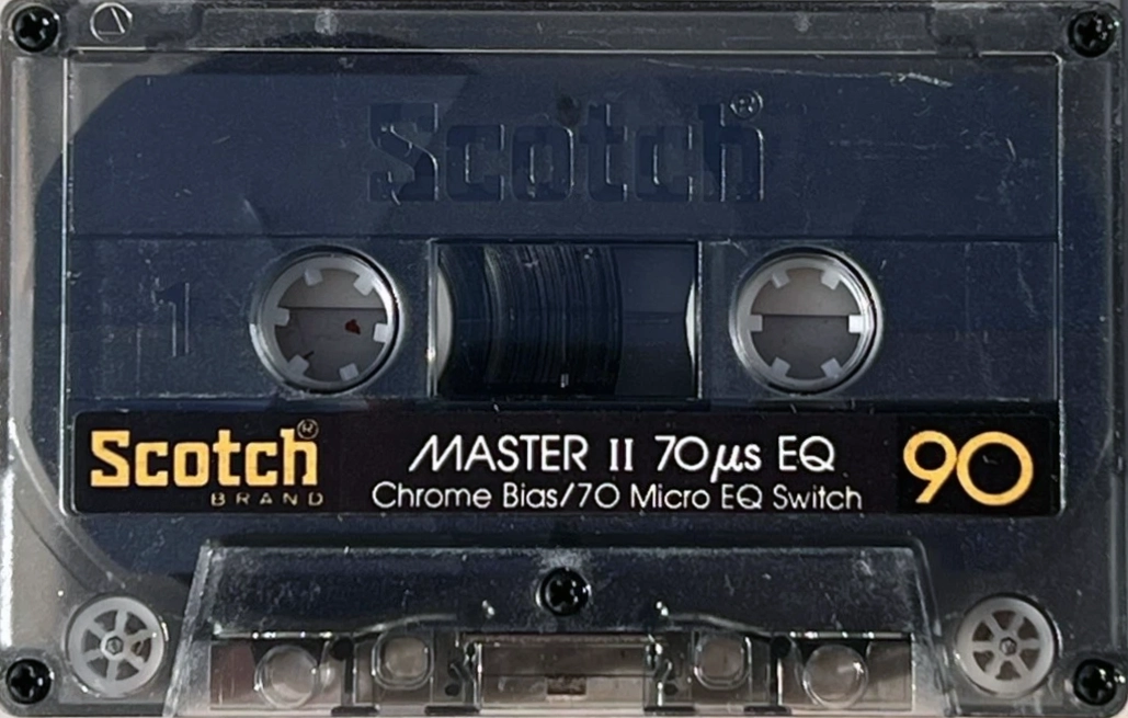 Compact Cassette Scotch Master II 90 Type II Chrome 1977 USA