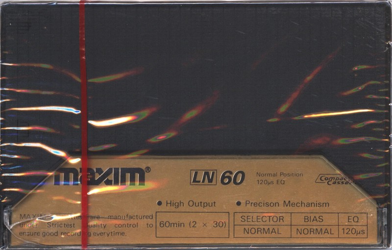 Compact Cassette: Unknown Maxim - LN 60