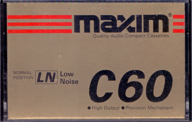 Compact Cassette: Unknown Maxim - LN 60