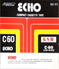 Compact Cassette Echo KSW 60 Type I Normal Unknown Country