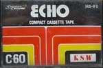 Compact Cassette Echo KSW 60 Type I Normal Unknown Country