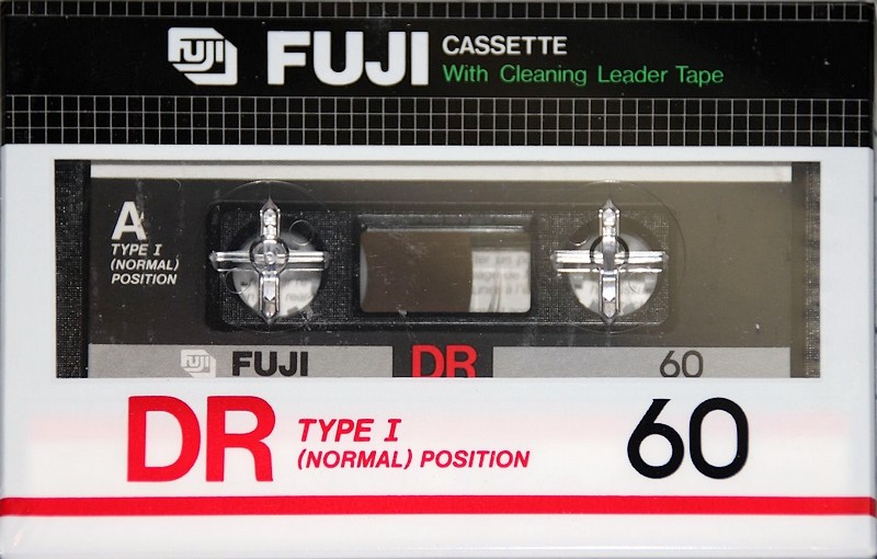 Compact Cassette Fuji DR 60 Type I Normal 1982 North America