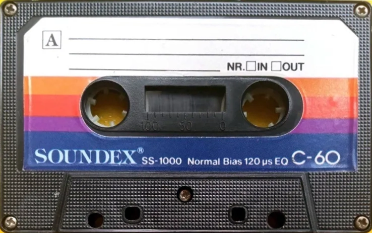 Compact Cassette Soundex SS-1000 60 Type I Normal Austria