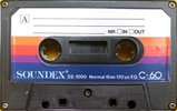 Compact Cassette Soundex SS-1000 60 Type I Normal Austria