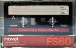 Compact Cassette Novel FS 60 Type I Normal 1982 Japan