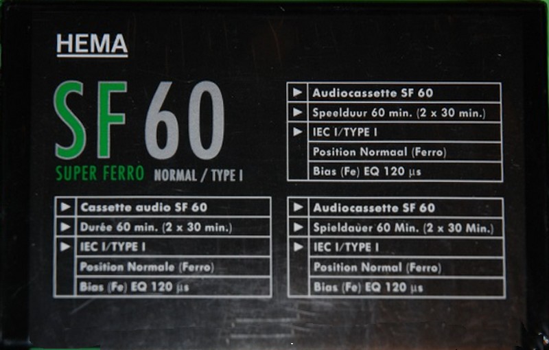 Compact Cassette: AGFA Hema - SF 60