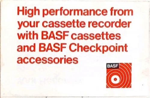 Compact Cassette BASF Checkpoint Test Cassette 1976 UK