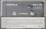 Compact Cassette Ampex 472 20 Type II Chrome 1995 USA