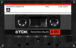 Compact Cassette TDK A 90 Type I Normal 1987 USA
