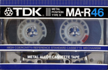 Compact Cassette TDK MA-R 46 Type IV Metal 1984 Japan