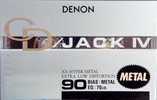 Compact Cassette Denon CD JACK IV 90 "KCD4-90" Type IV Metal 1990 Japan