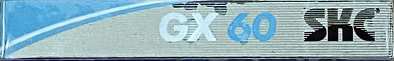 Compact Cassette SKC GX 60 Type I Normal 1987 Europe