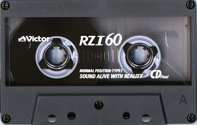 Compact Cassette Victor RZI 60 "RZ1-60N" Type I Normal 1990 Japan