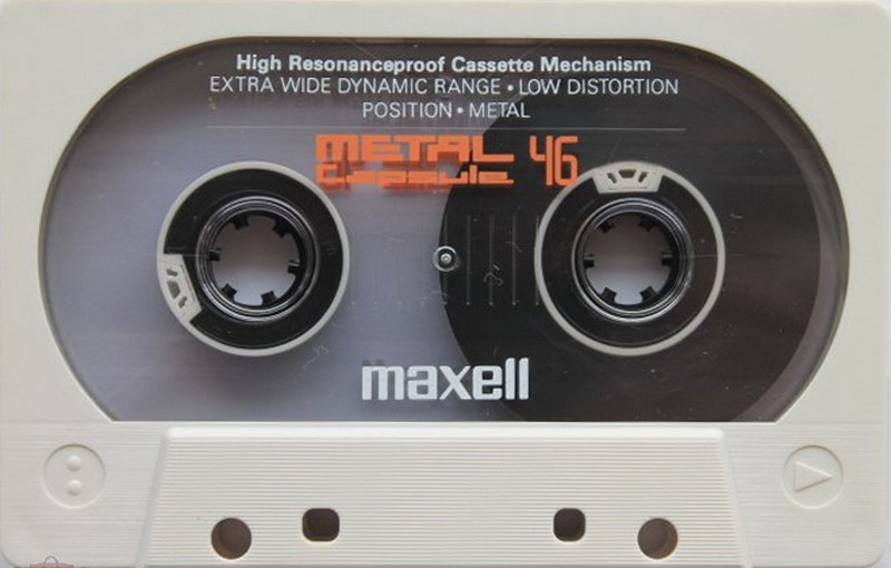 Compact Cassette Maxell Capsule Metal 46 Type IV Metal 1990 Europe