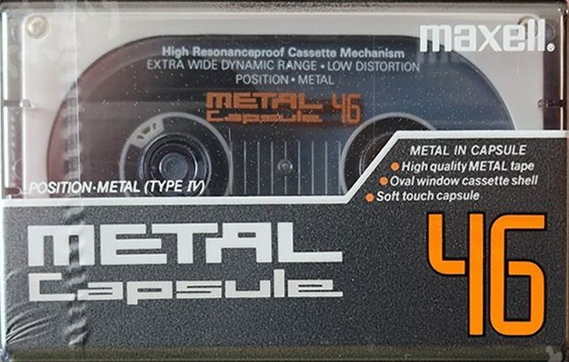 Compact Cassette: Maxell / Hitachi Maxell - Metal Capsule 46