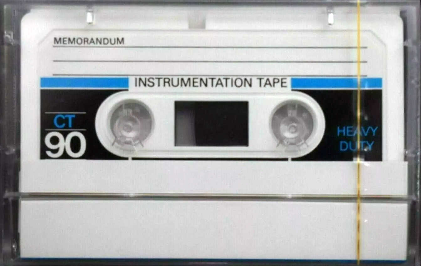 Compact Cassette Teac 90 "CT Instrumentation Tape Heavy Duty" Type II Chrome 1984 Japan