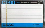 Compact Cassette Teac 90 "CT Instrumentation Tape Heavy Duty" Type II Chrome 1984 Japan