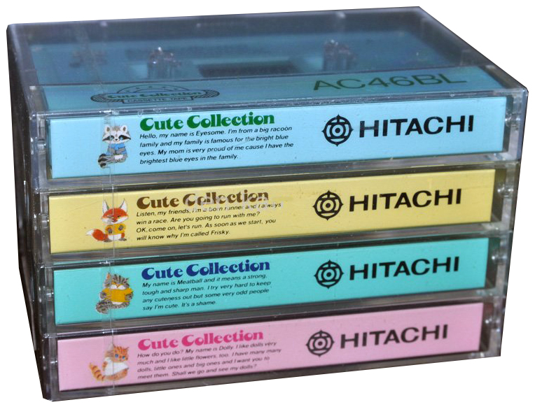 4 pack Hitachi Cute Collection 46 "AC46SH" Type I Normal 1983 Japan