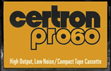 Compact Cassette Certron Pro 60 Type I Normal 1972 Mexico