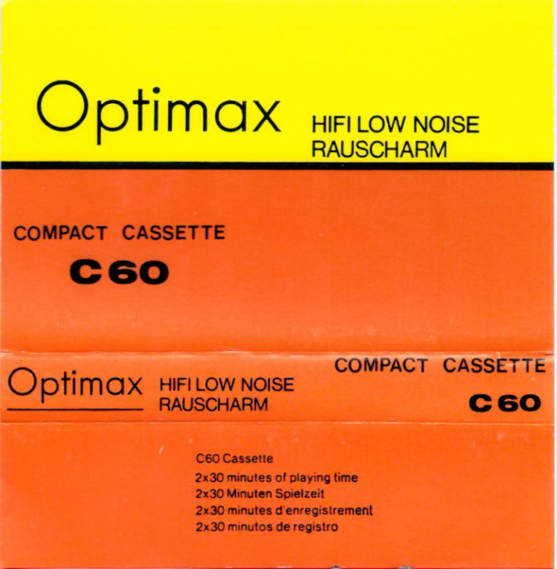 Compact Cassette:  Optimax -  60