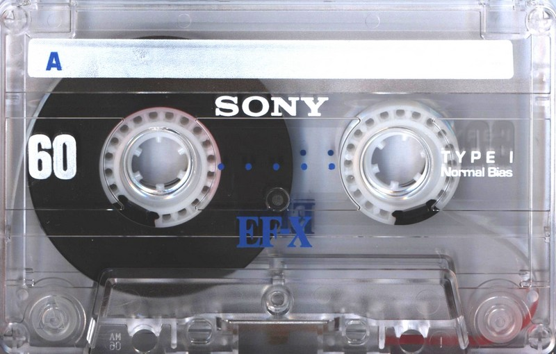 Compact Cassette Sony EF-X 60 Type I Normal 1996 North America