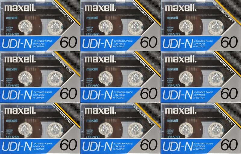 Compact Cassette: Maxell / Hitachi Maxell - UDI-N 60