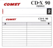 Compact Cassette Comet CD-X 90 Type I Normal 1985 Turkey