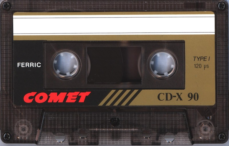 Compact Cassette Comet CD-X 90 Type I Normal 1985 Turkey