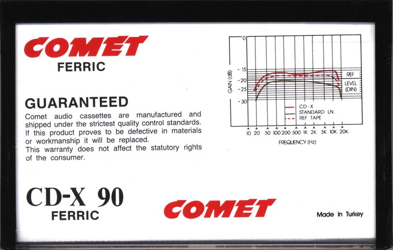 Compact Cassette:  Comet - CD-X 90