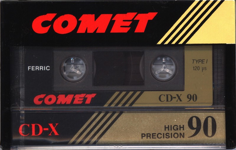 Compact Cassette Comet CD-X 90 Type I Normal 1985 Turkey