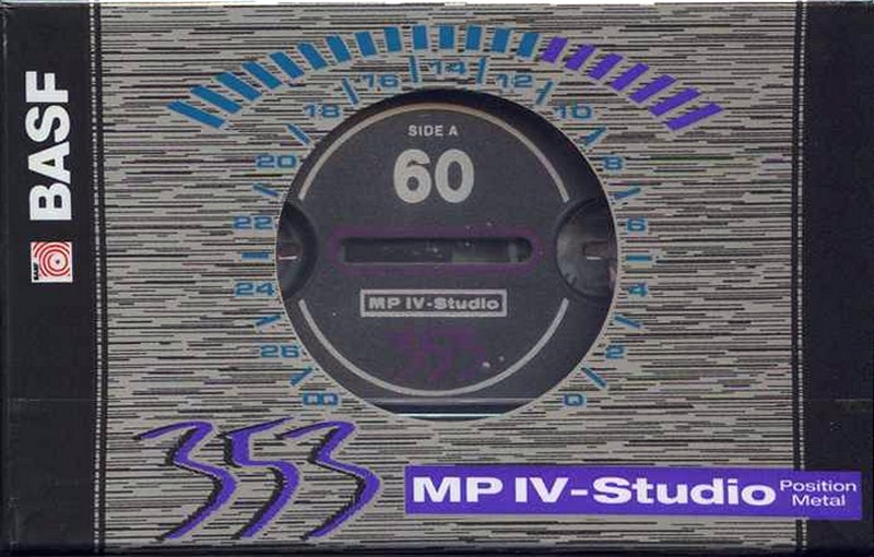 Compact Cassette BASF MP IV-Studio 60 Type IV Metal 1994 Europe