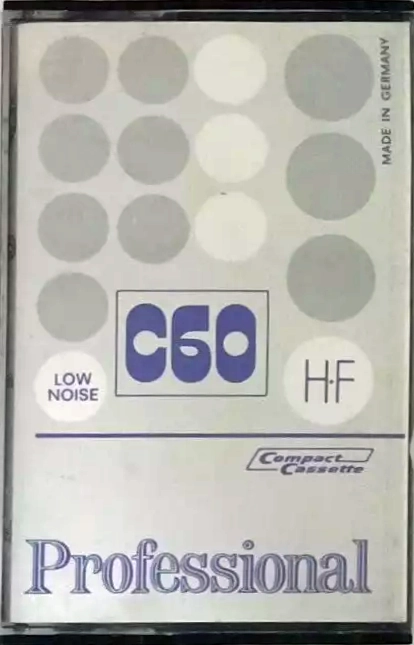 Compact Cassette Professional 60 Type I Normal Italy